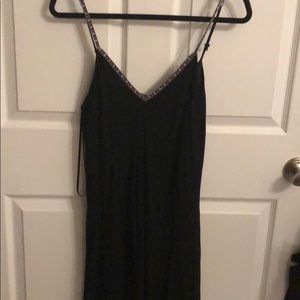 Black cover up dress